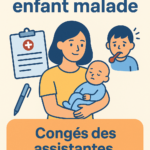 Congé pour enfant malade : ce que les parents doivent savoir